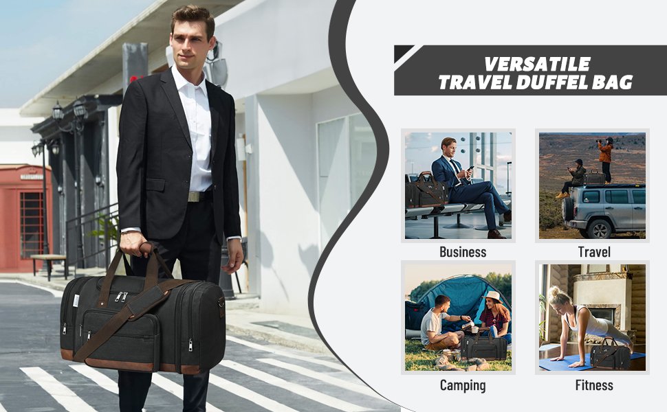 Expandable Canvas Duffle Bag avel 658