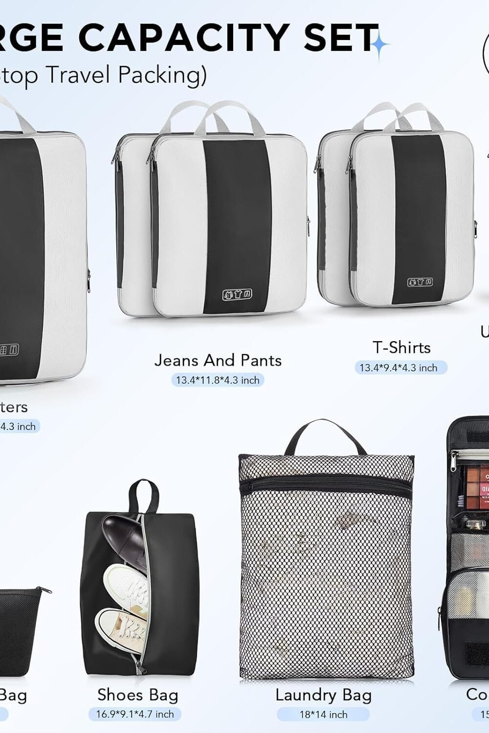 Compression Packg Cubes Avel - Luggage Organizer - Image 2