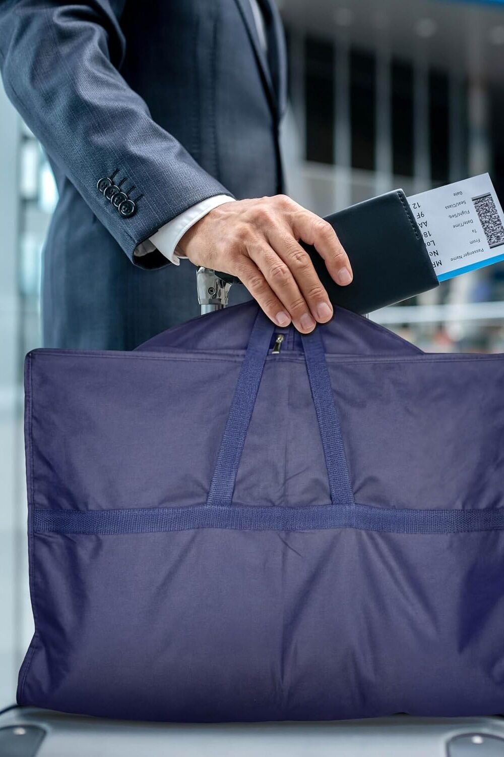 Vel Zippered Garment Bag Suits Dresses - Image 8