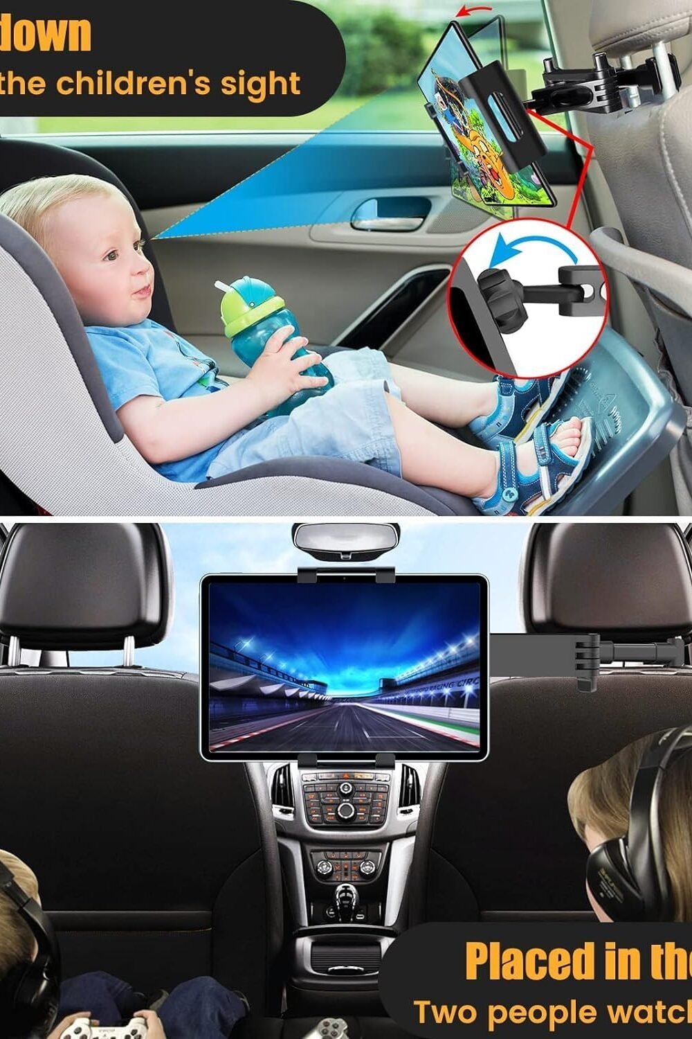 Djustable Car Tablet Holder Ipad Phones - Image 3