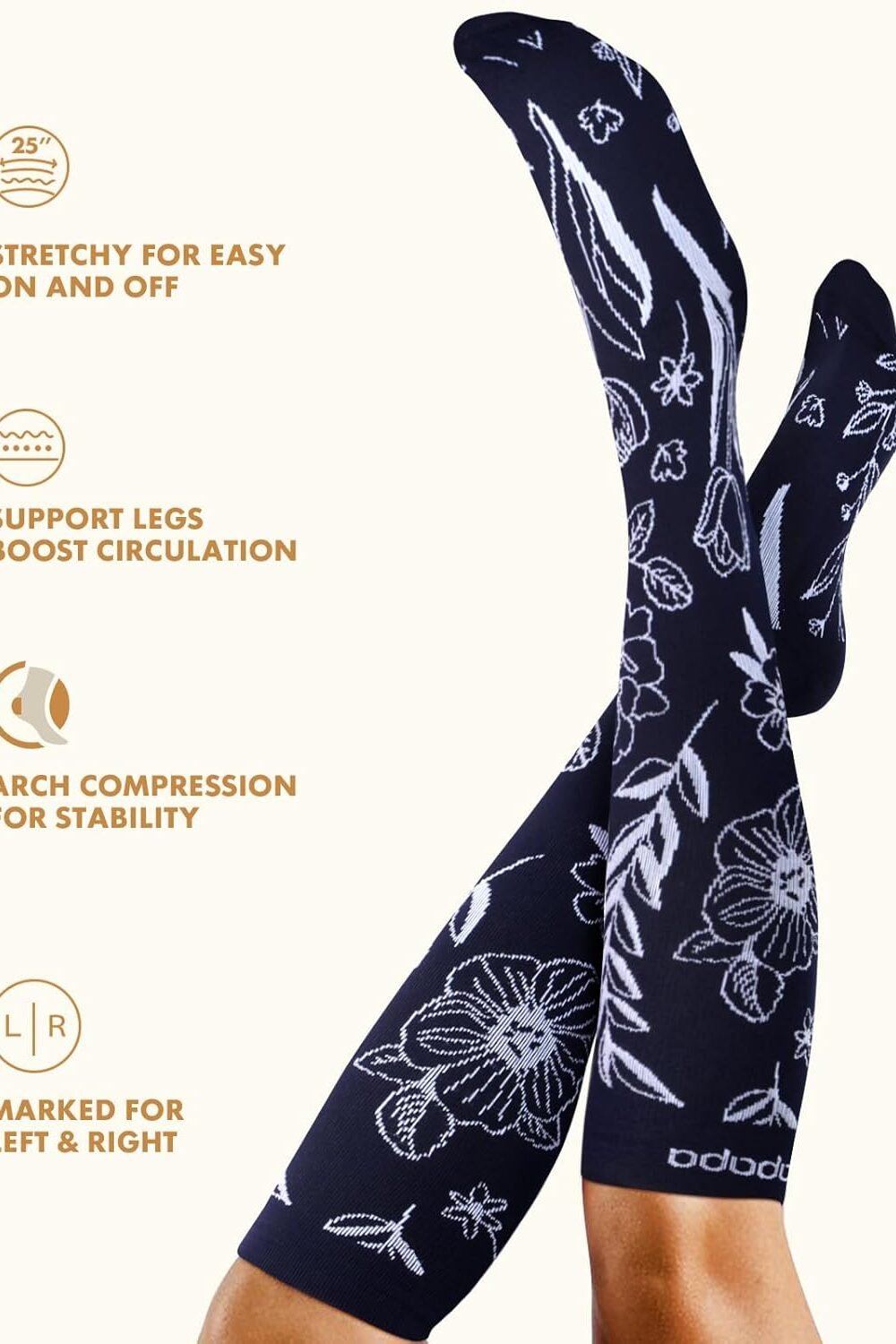 Cute Compression Socks Women - Mmhg Support - Image 3