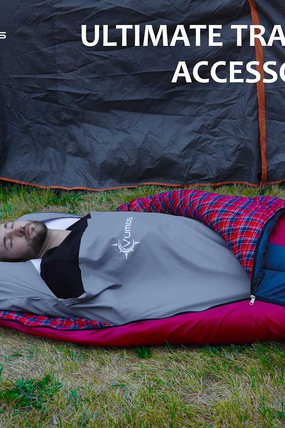 Silk-Like Sleepg Bag With Full Zipper - Image 3