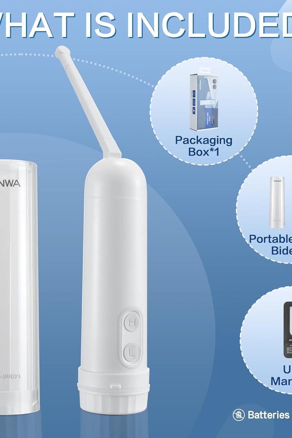 Vel Portable Bidet Sprayer With Djustable Nozzle - Image 6