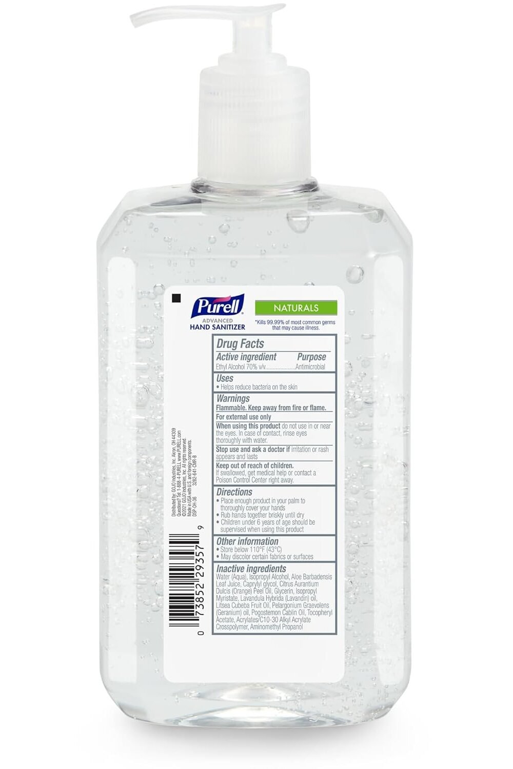 Purell Advanced Naturals Hand Sanitizer Kit - Image 3