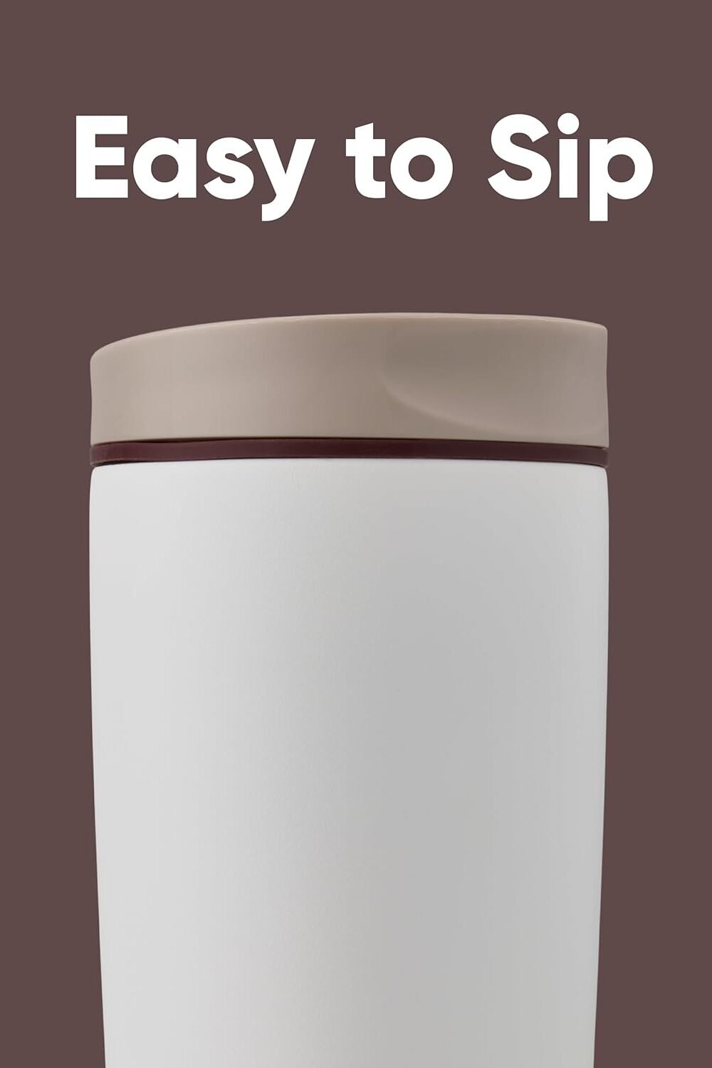 Owala Smoothsip Insulated Coffee Tumbler - Vanilla Bean - Image 3