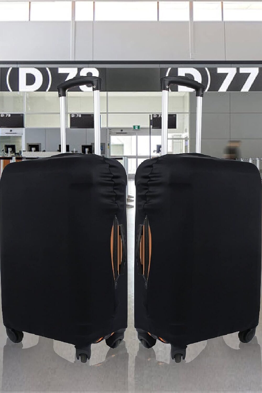 Explore Land Luggage Cover - Black Small - Image 5