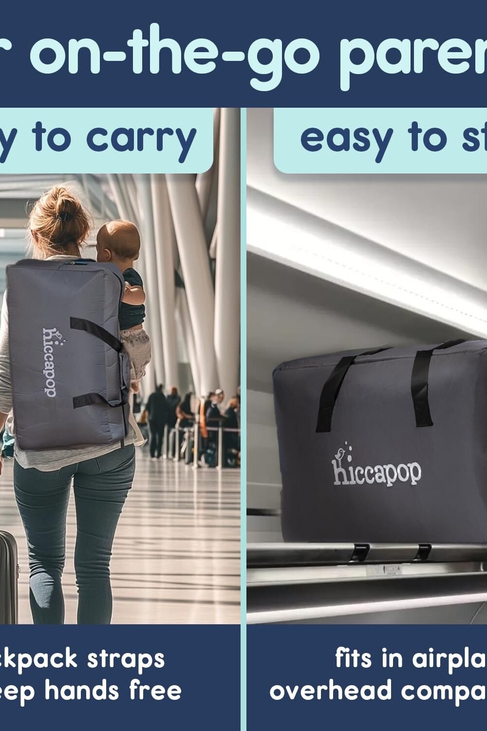 Hiccapop avelPod Portable Crib Babies ddlers 3 Hiccapop Avelpod Portable Crib Babies Ddlers - Image 3