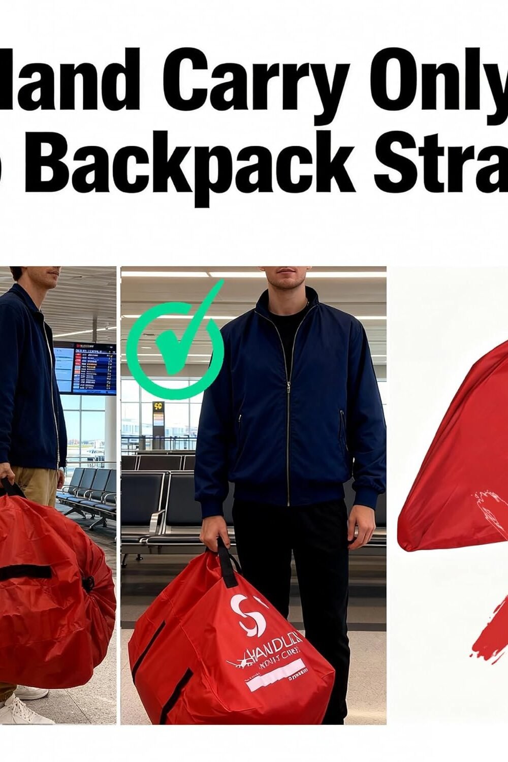 Irplane Car Seat Avel Bag - Fits Ll Sizes, Red - Image 3