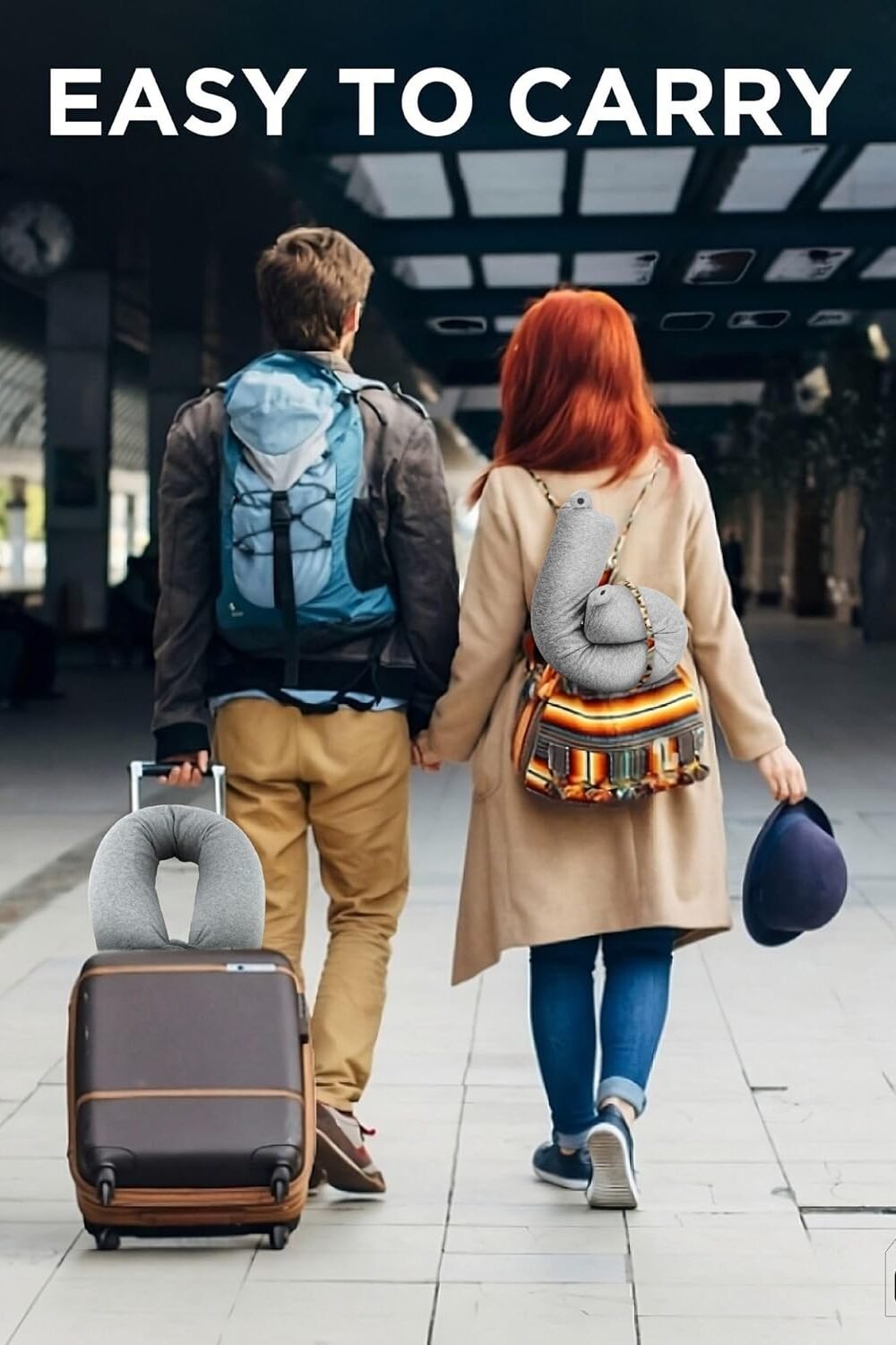 Djustable Twist Memory Foam Avel Pillow - Image 3