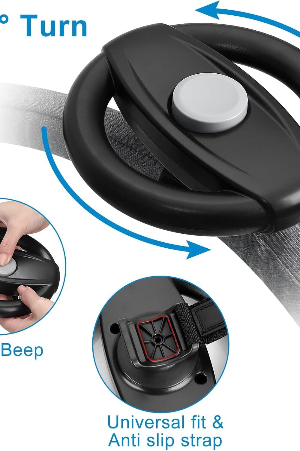 Ccmor Simulated Stroller Steerg Wheel Ttachment - Image 5