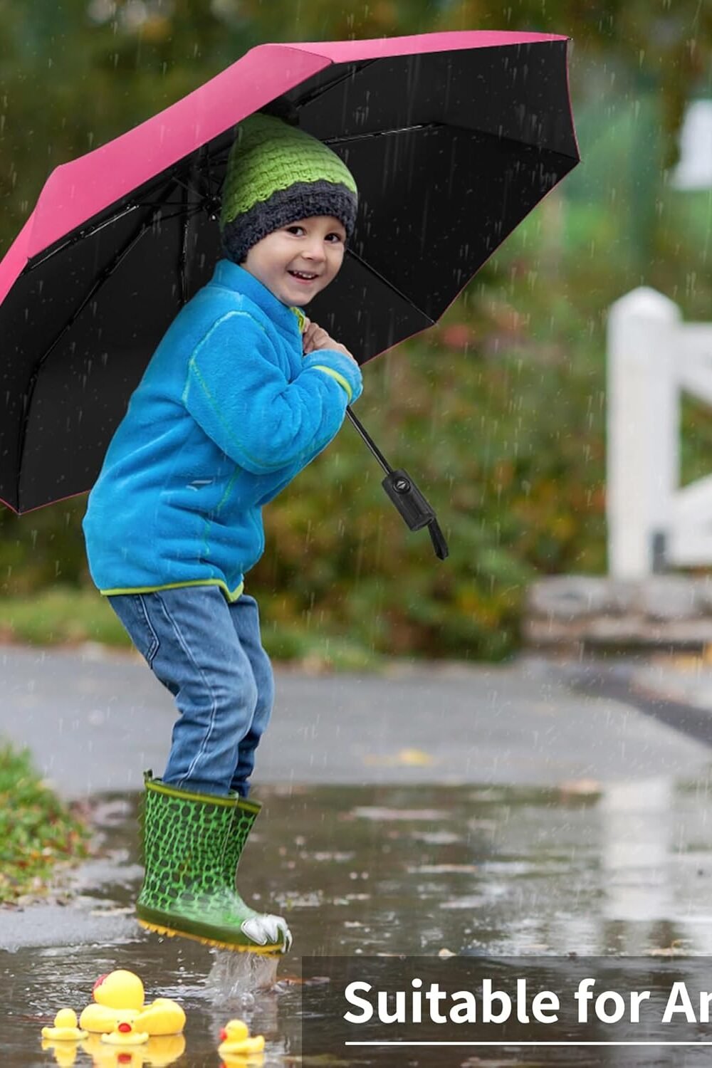 Seny Waterproof Compact Umbrella With Uv Protection - Image 3