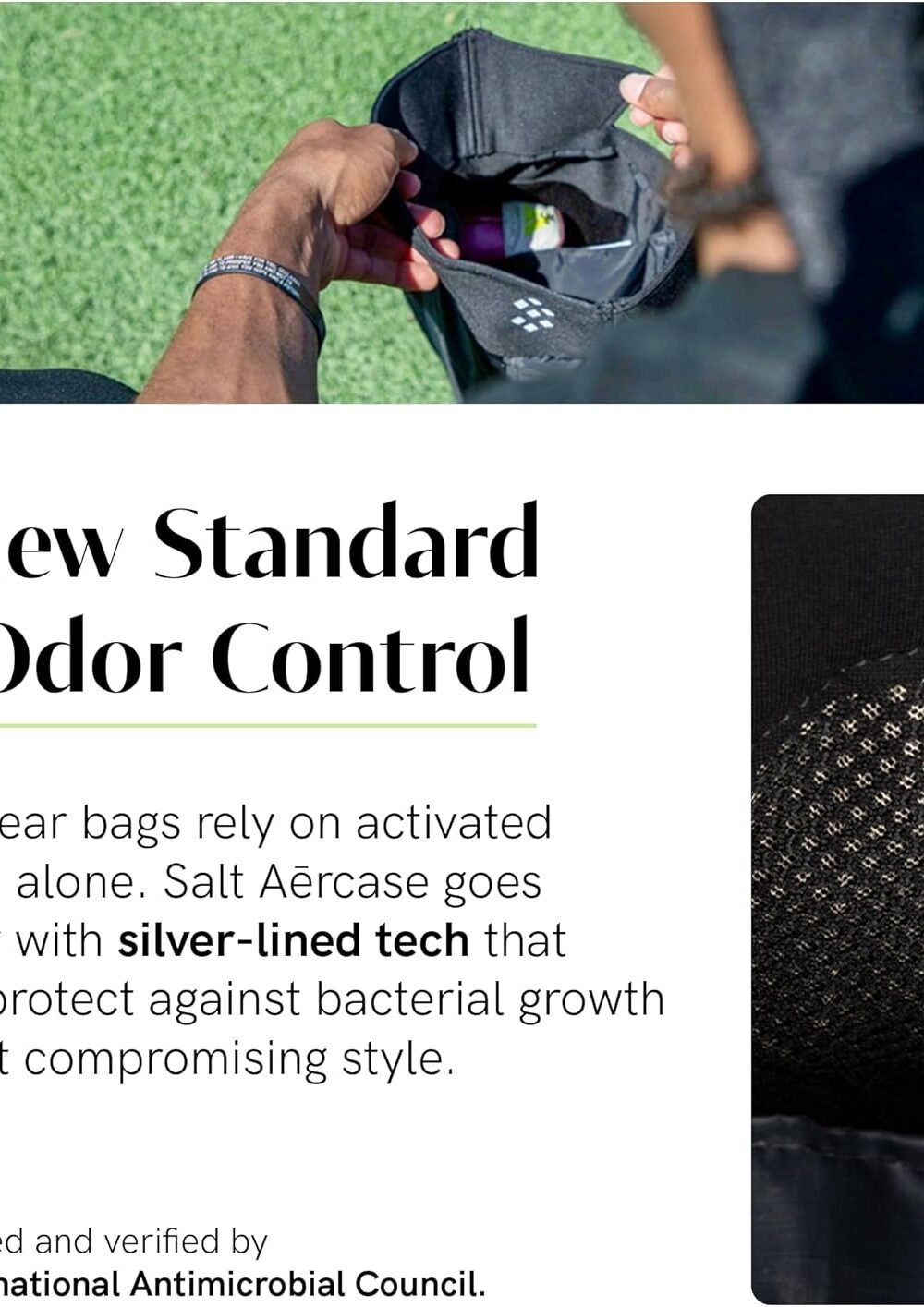 Salt Ērcase Smell Proof Cleat Bag - Durable Water-Resistant - Image 4