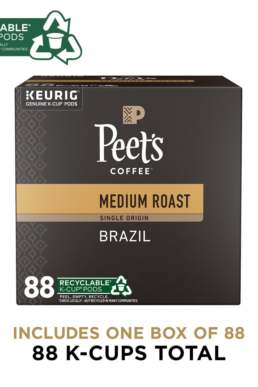 Peet'S Medium Roast K-Cup Pods - % Rabica Coffee - Image 4