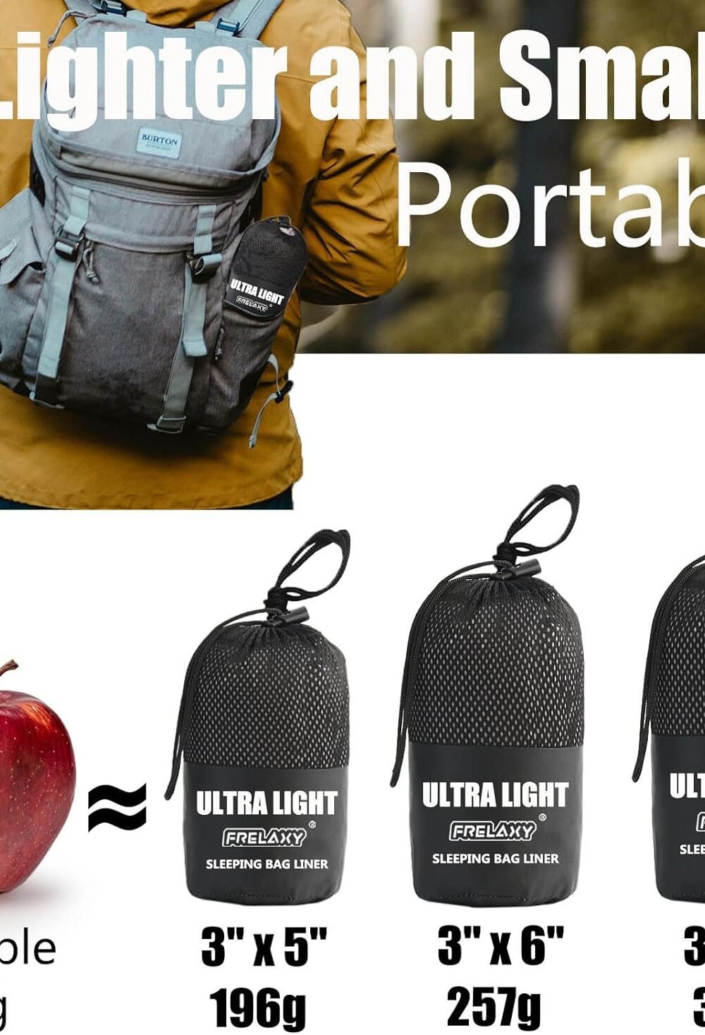 Frelaxy Ultralight Compact Sleepg Bag - Cool Quick-Dry - Image 3