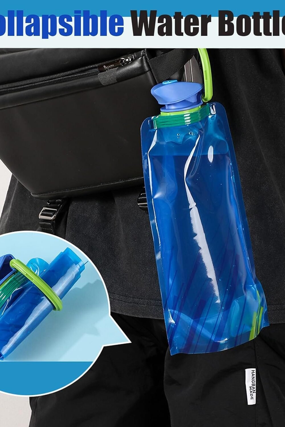 Collapsible Water Bottles - Foldable Leakproof - Image 4
