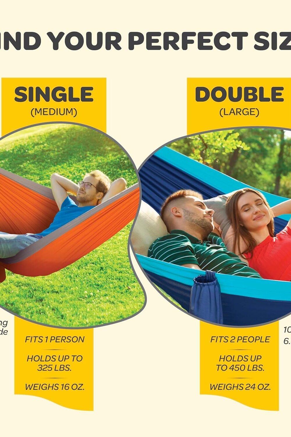 Durable Nylon Hammock Chair - Portable Lightweight - Image 3
