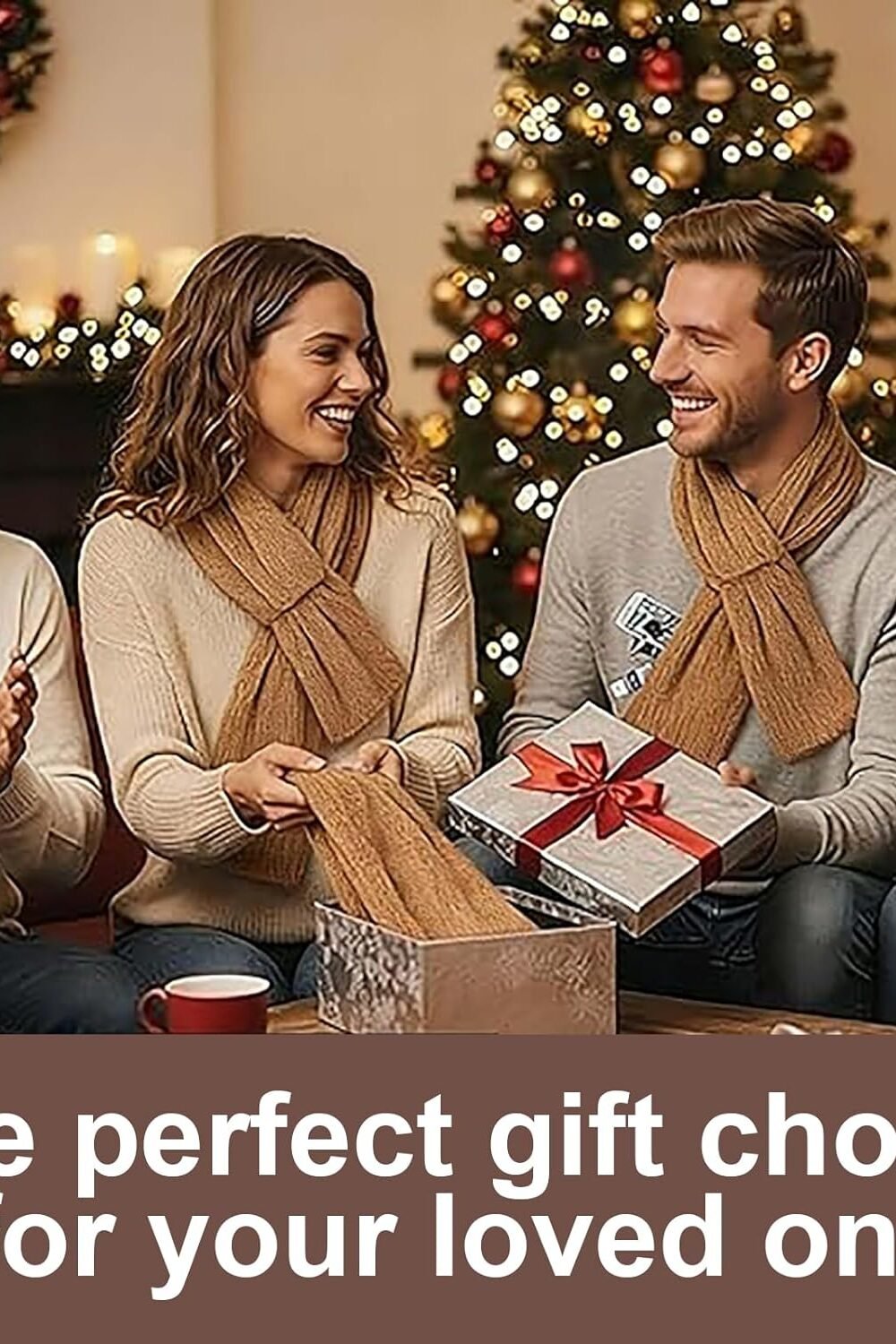 Women'S Faux Fur Scarf With Hidden Pocket - Image 6