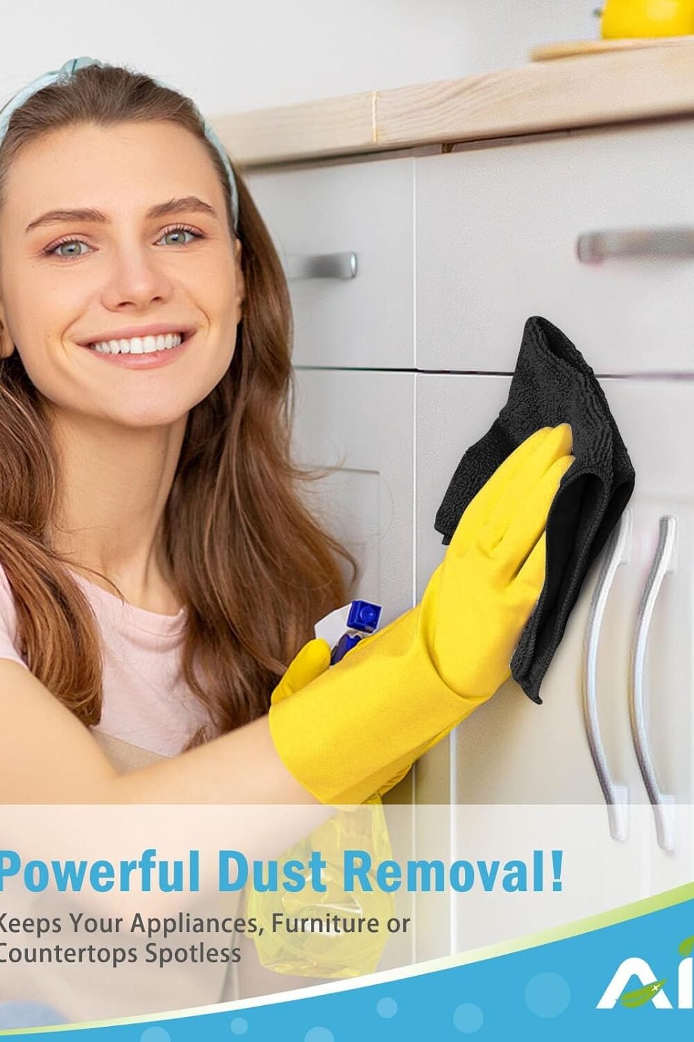 Soft Microfiber Cleang Cloths - Streak-Free Bsorbent - Image 4