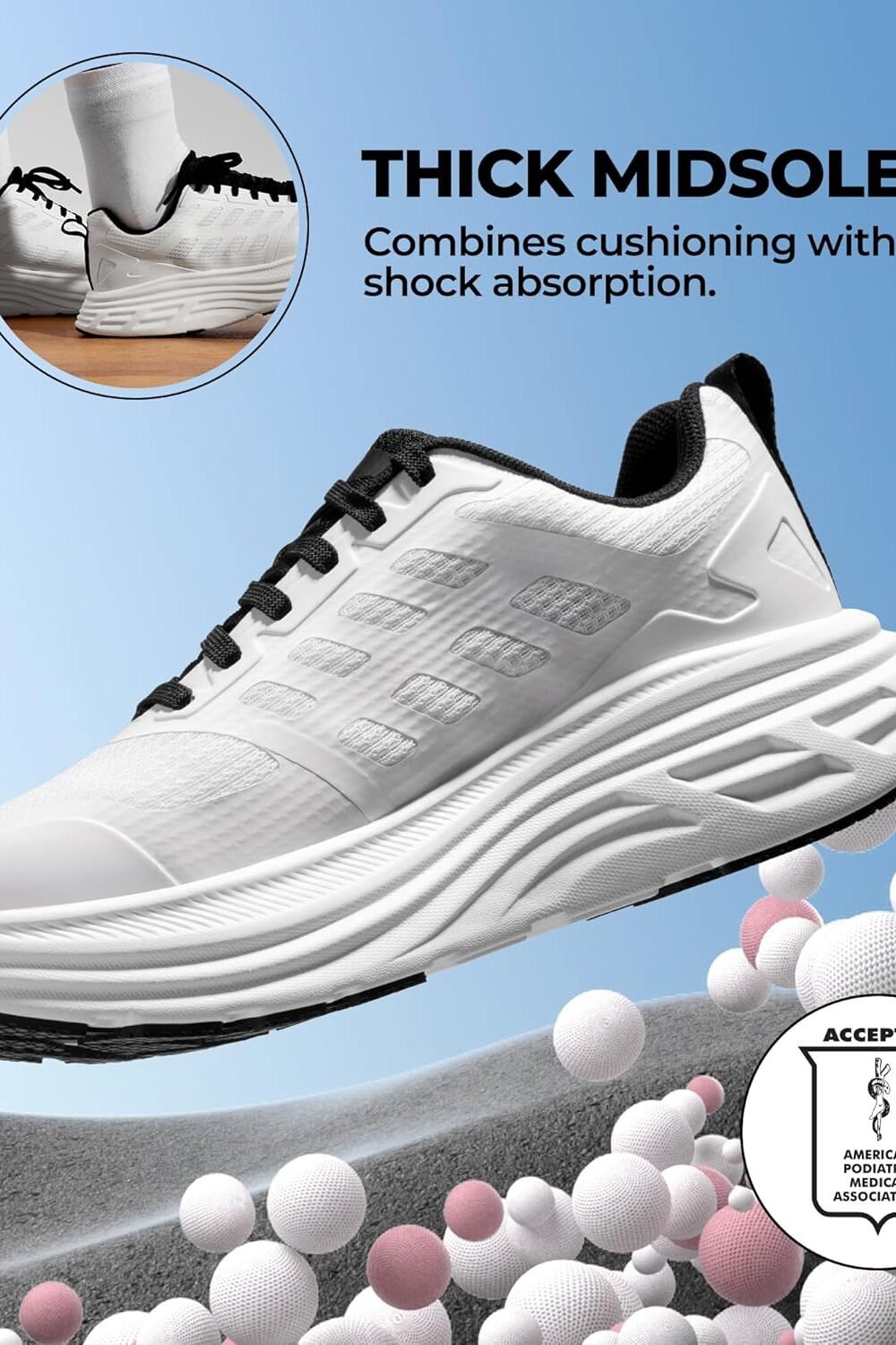 Nortiv Women'S Cushion Runng Shoes - Non-Slip Thletic Sneake - Image 4