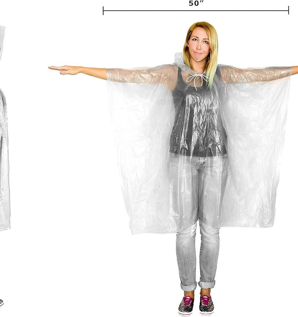 Thick Waterproof Emergency Ponchos Dults - Image 3