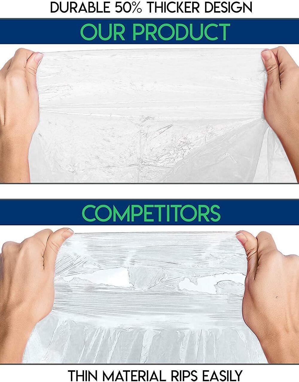 Thick Waterproof Emergency Ponchos Dults - Image 4