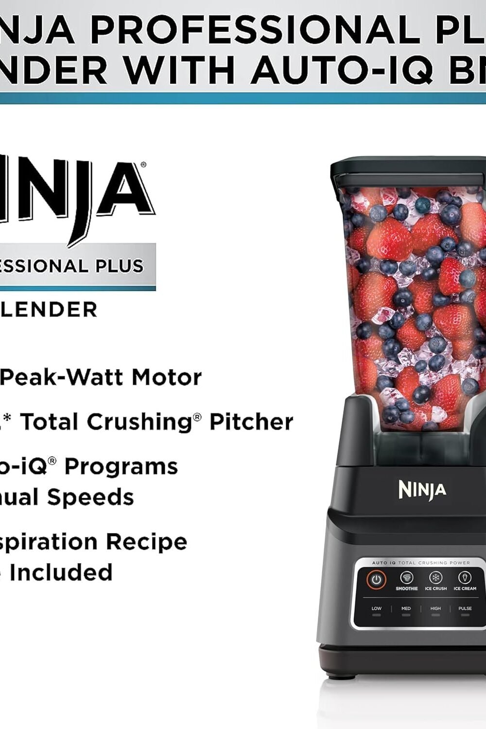 Nja Professional Plus Blender - Max Power Smoothie Maker - Image 7