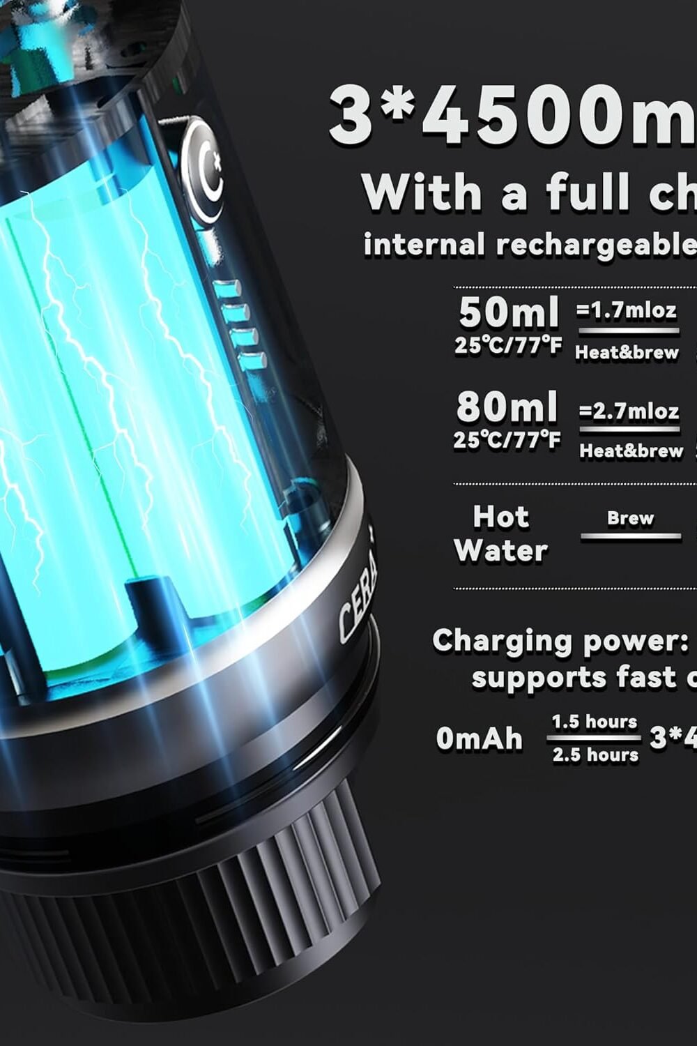 Portable Electric Espresso Maker - Usb-C Coffee Mache - Image 3