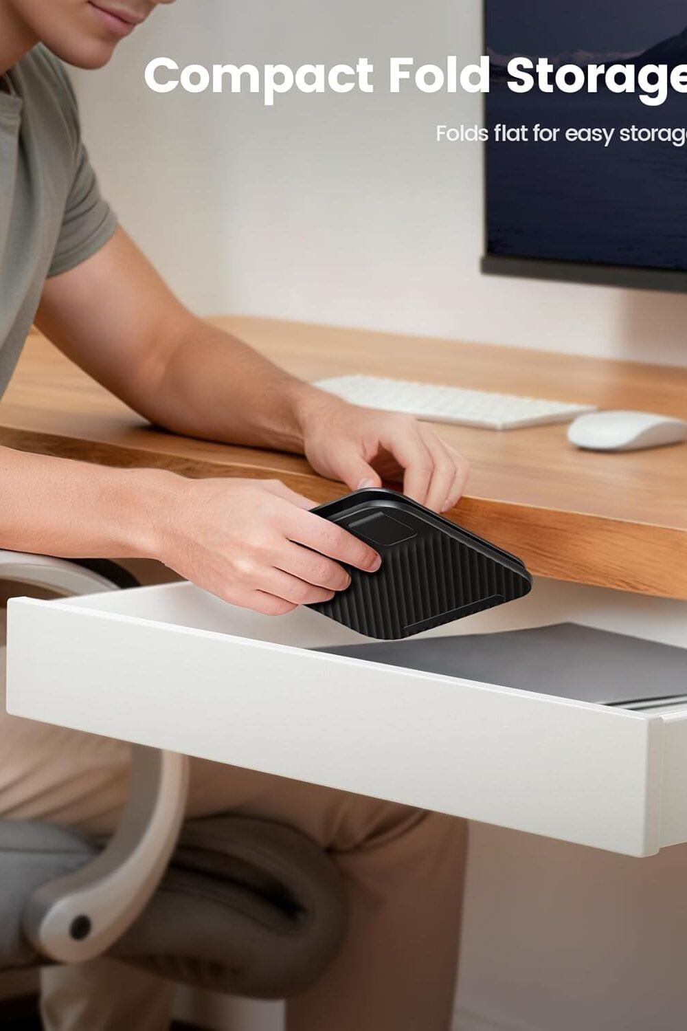 Lamicall Djustable Ipad Stand - Ultra-Slim Foldable Tablet H - Image 7