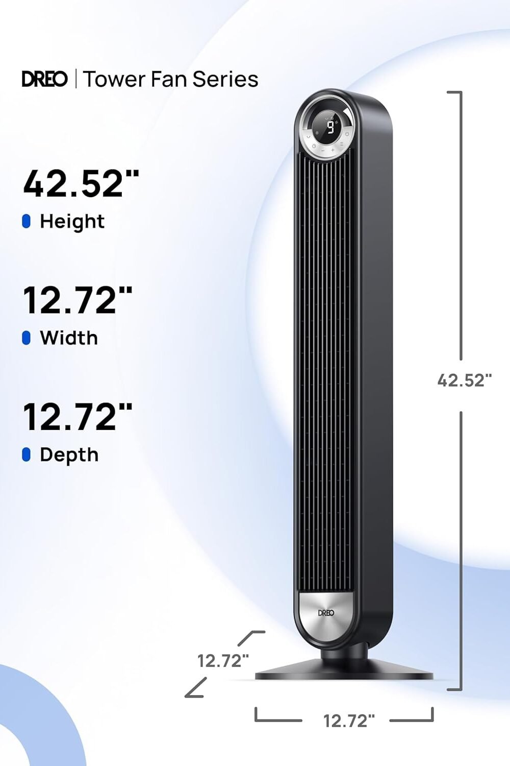 Dreo Bladeless Ultra-Quiet Floor Fan - Image 8