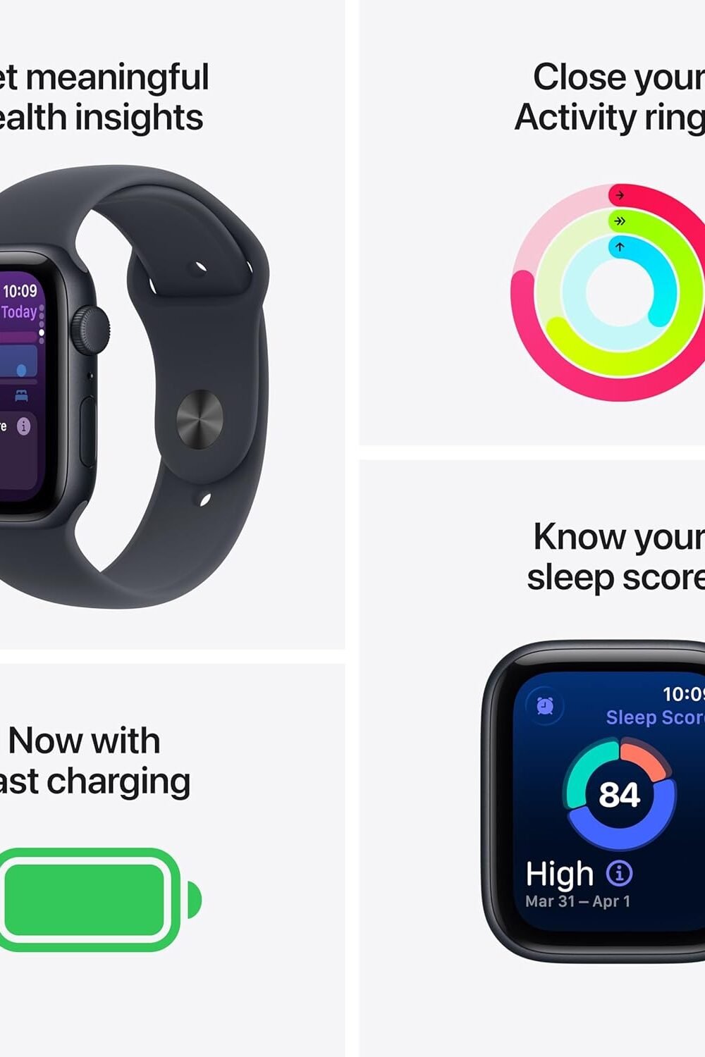 Pple Watch Se Gps Smartwatch With Midnight Case Band - Image 3