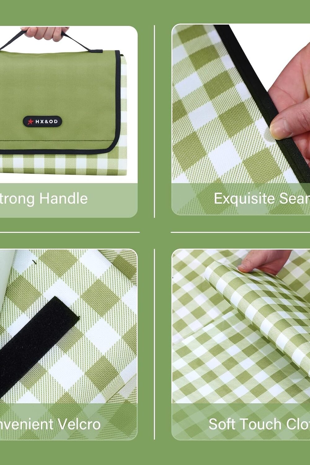 Extra Large Waterproof Picnic Blanket - Foldable Beach Mat - Image 4