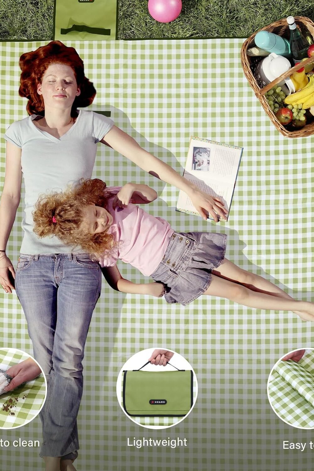 Extra Large Waterproof Picnic Blanket - Foldable Beach Mat - Image 6