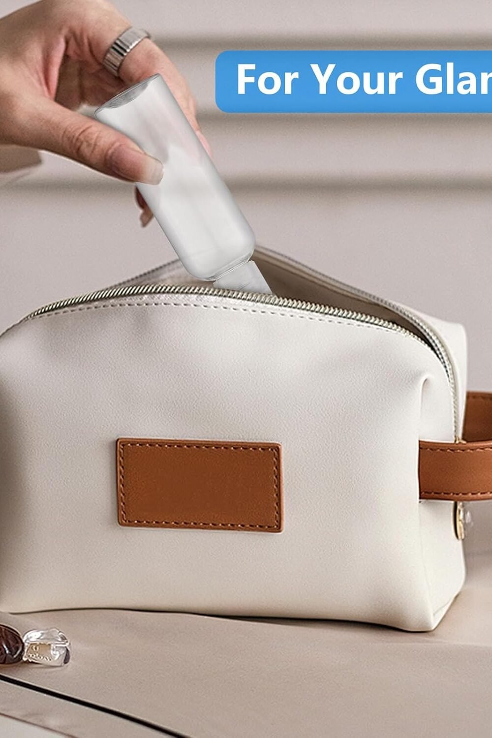 Avel Bottles Set - Leak Proof Iletries With Labels - Image 3