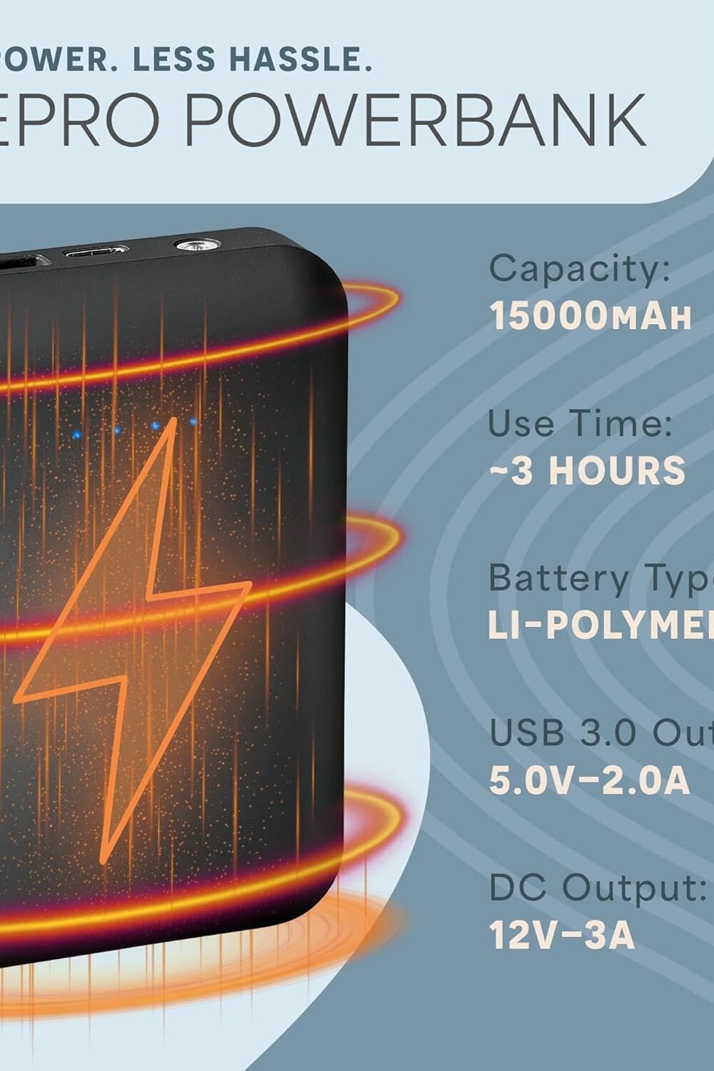 Lepro Portable Powerbank With Usb Dc Output - Image 4