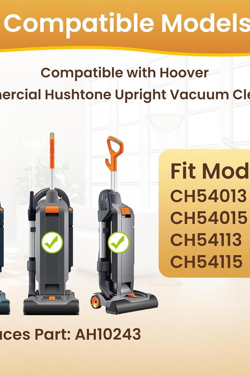 Pack H Vacuum Bags Hoover Commercial Cu Cleaners - Image 3