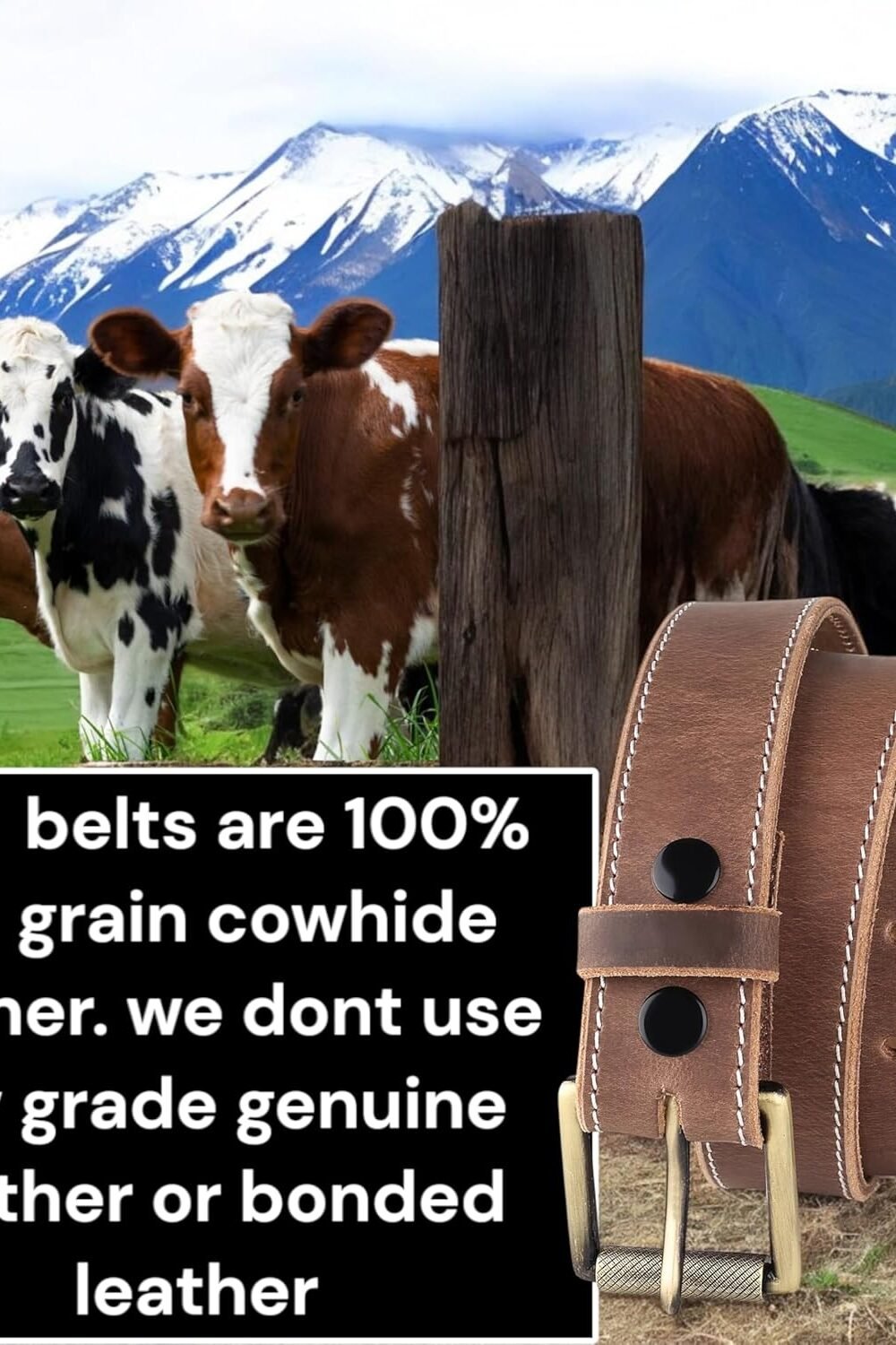 Men's Classic Full Gra Leather Belt with Hidden Pocket 6 Men'S Classic Full Gra Leather Belt With Hidden Pocket - Image 6