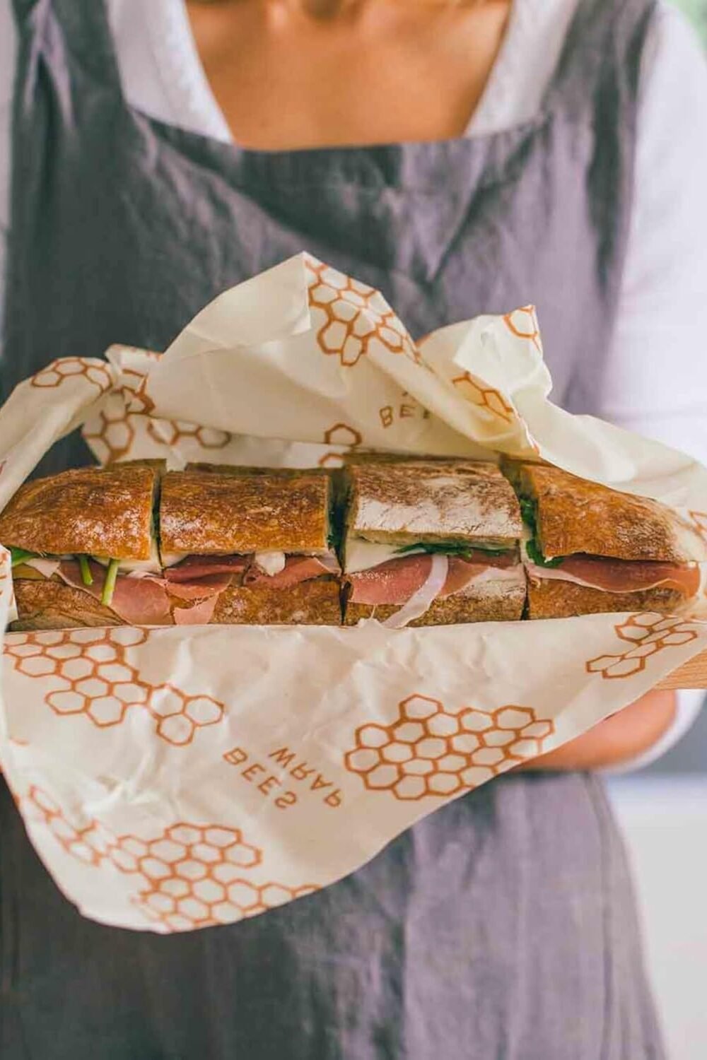 Reusable Beeswax Bread Wrap - Eco-Friendly Food Srage - Image 3