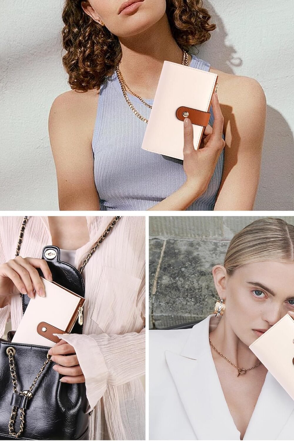 Rfid Blockg Leather Women'S Wallet With Pen Holder - Image 6