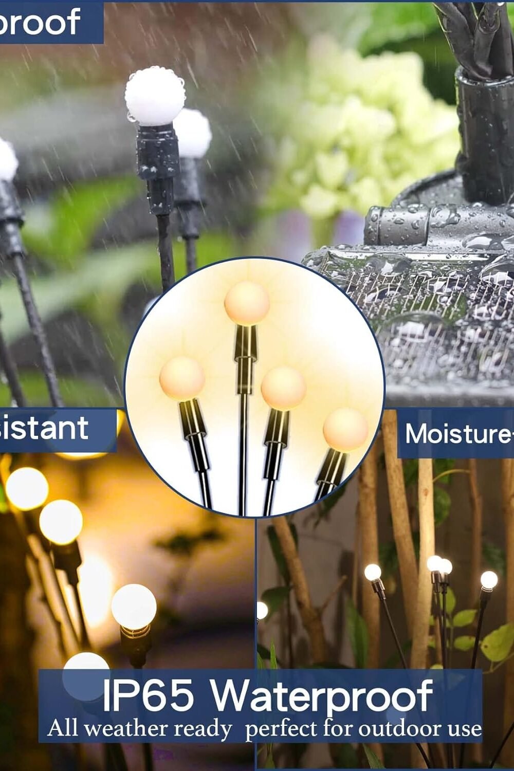 Upgraded Tonulx Solar Garden Lights - Warm White - Image 5