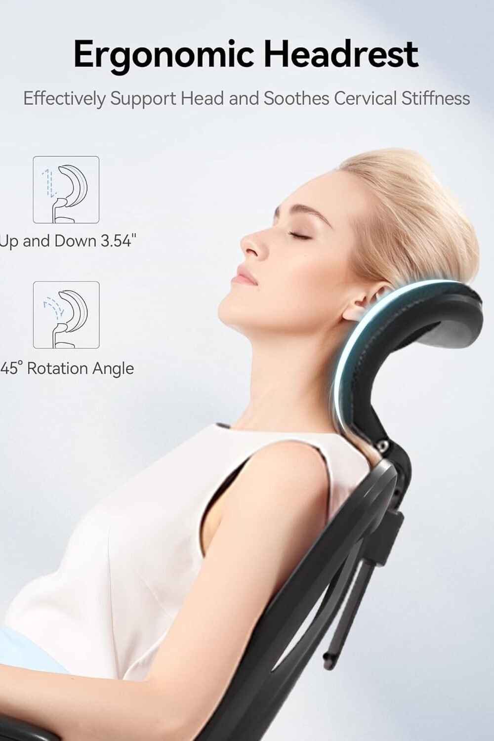 Sihoo M Ergonomic Office Chair - High Back Mesh With Djustab - Image 4