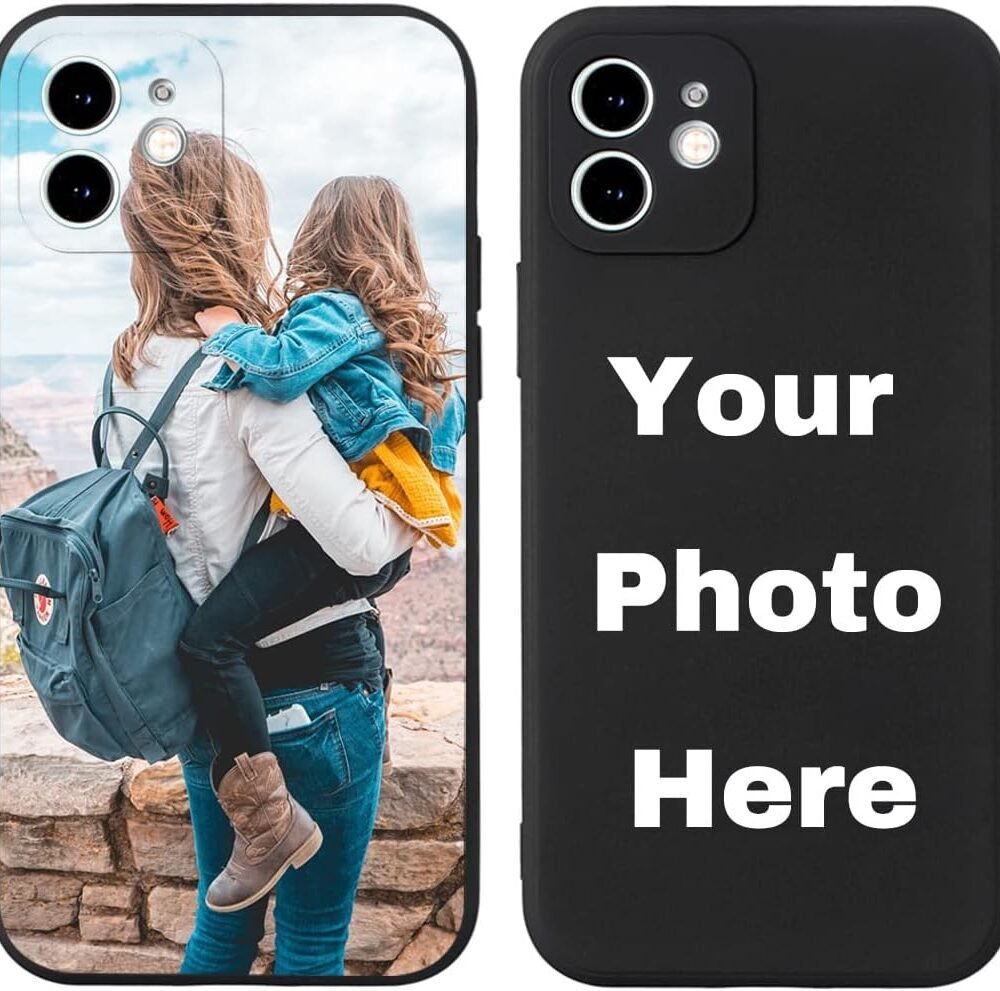 Personalized Black Liquid Silicone Iphone Case - Image 3