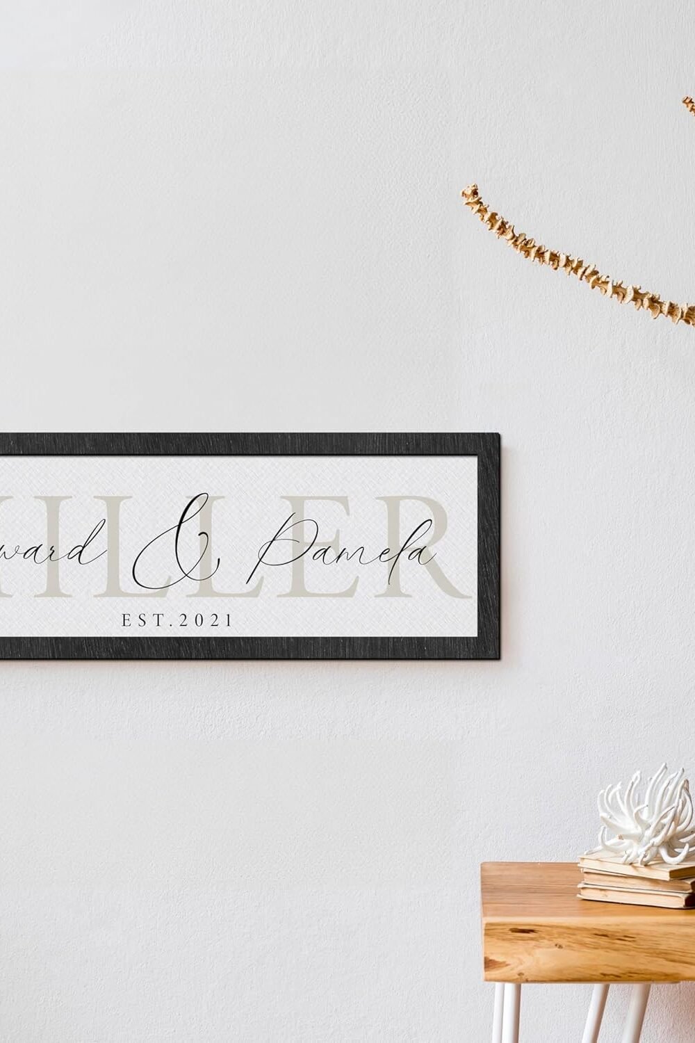 Personalized Couples Family Name Sign - Cusm Wooden Decor - Image 7