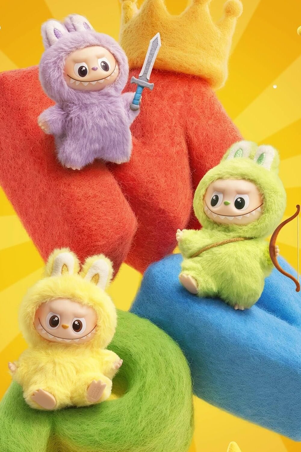 Pop Mrt Monster P Love Series Mi Labubu Doll Keycha - Image 3