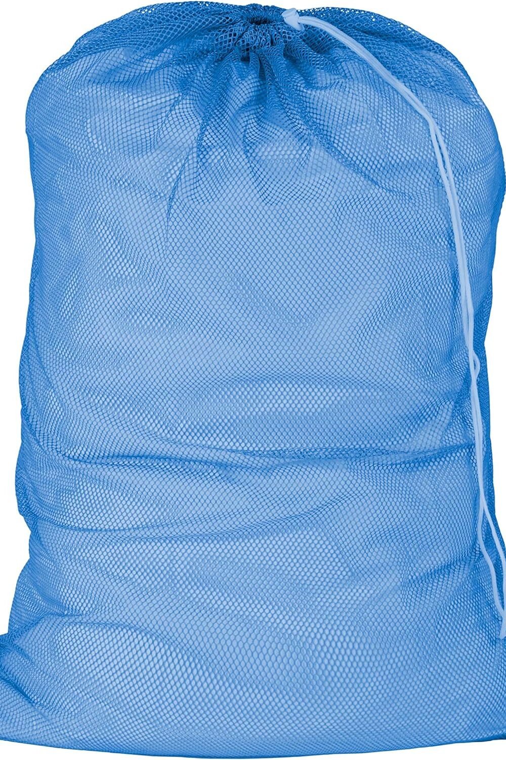 Honey-Can-Do Mesh Laundry Bag With Drawstrg, Blue - Image 4