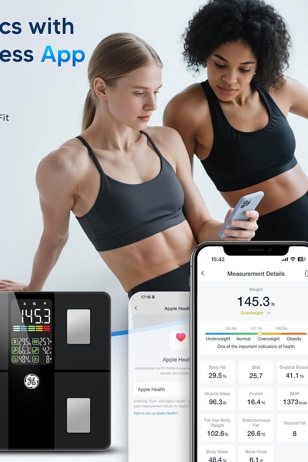 Smart Body Weight Scale With Body Fat Bmi Metrics - Image 7