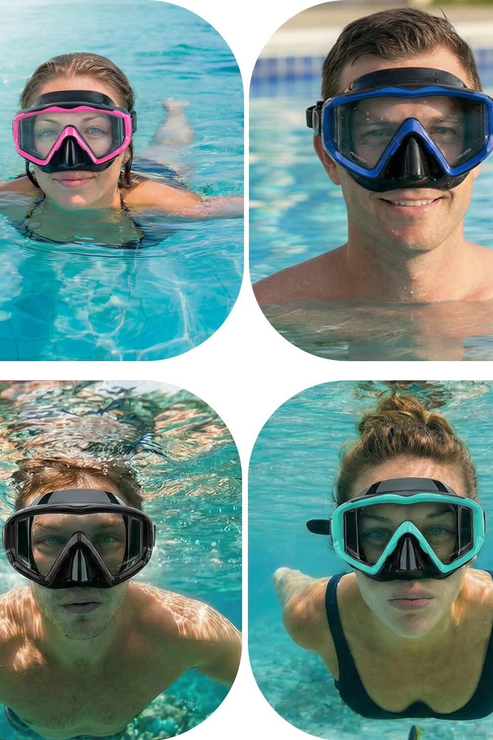 Nti-Fog Snorkel Mask Dults - Dive Swim Goggles - Image 7