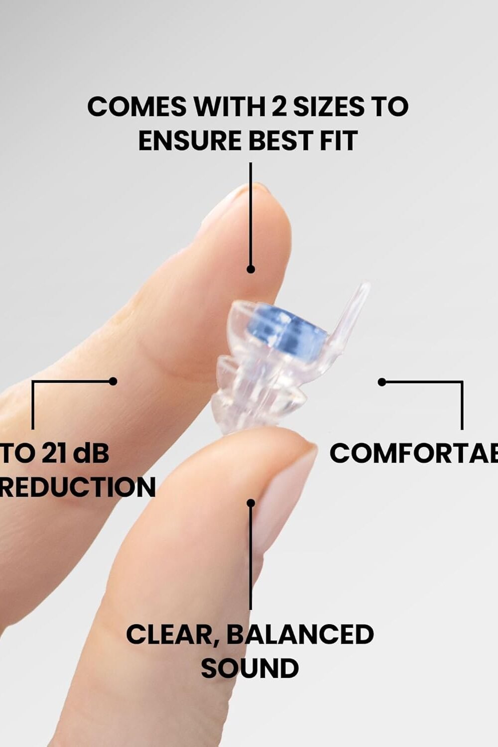 Eargasm Earplugs Smaller Ears - Blue Noise Reduction - Image 4