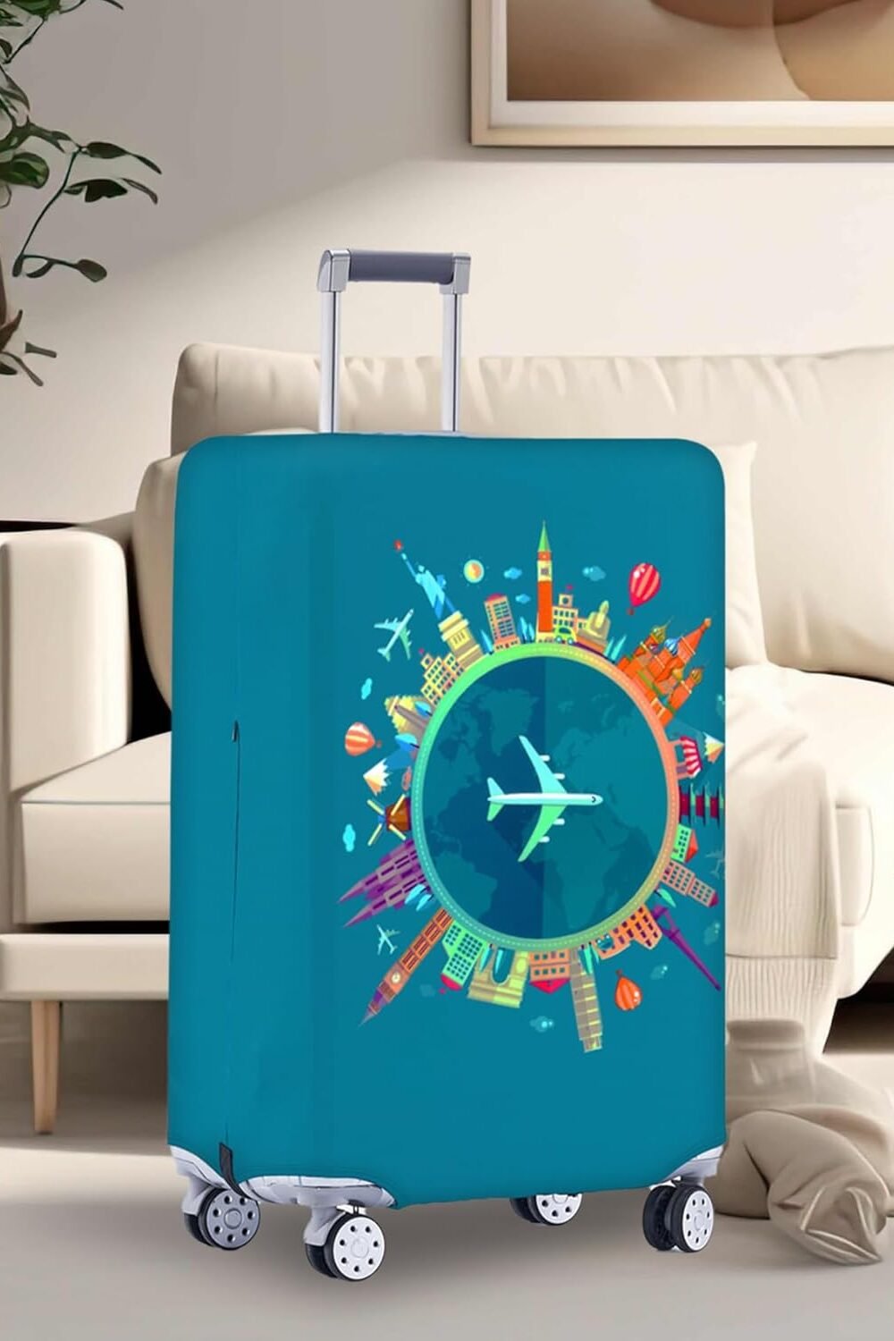 Velk Ts Pproved Luggage Covers - Dream Blue - Image 8