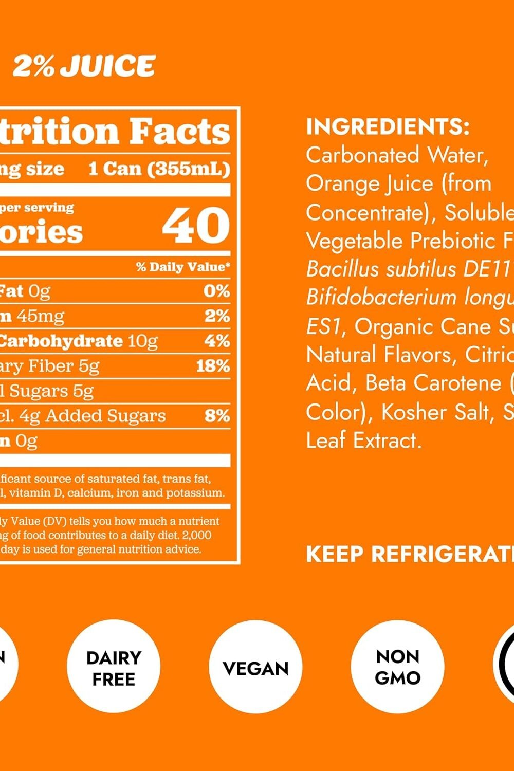 Slice Healthy Soda Variety Pack - Lemon Lime Orange - Image 3