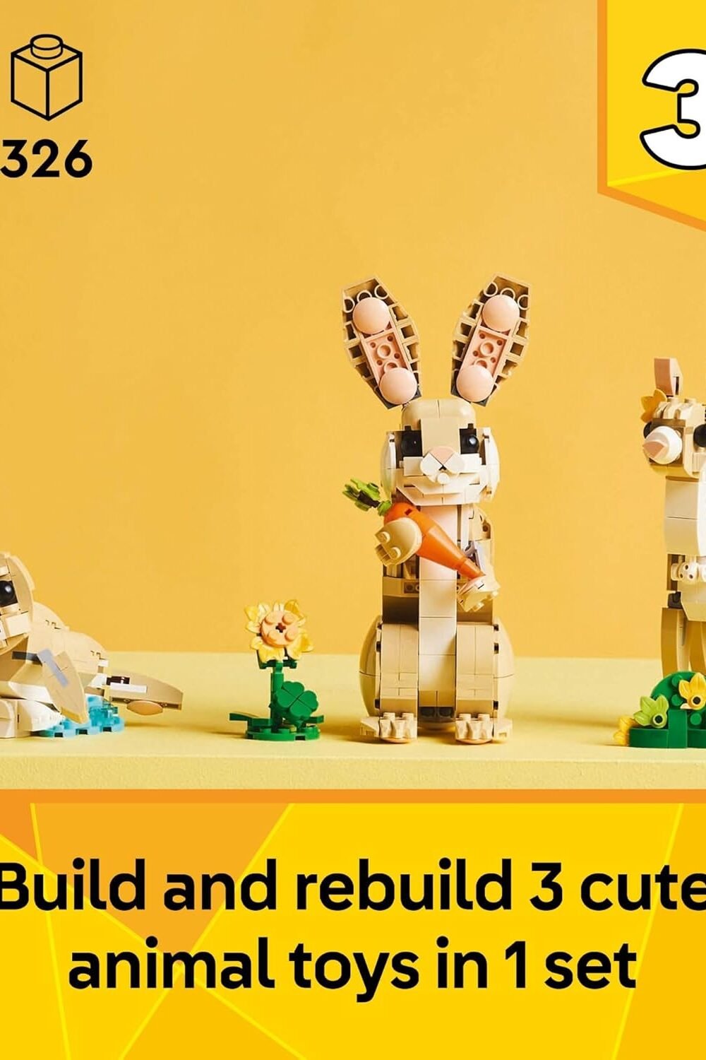Lego Cute Bunny Build Set Easter - Image 3
